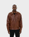 HENRY MEN'S LEATHER JACKET | BROWN